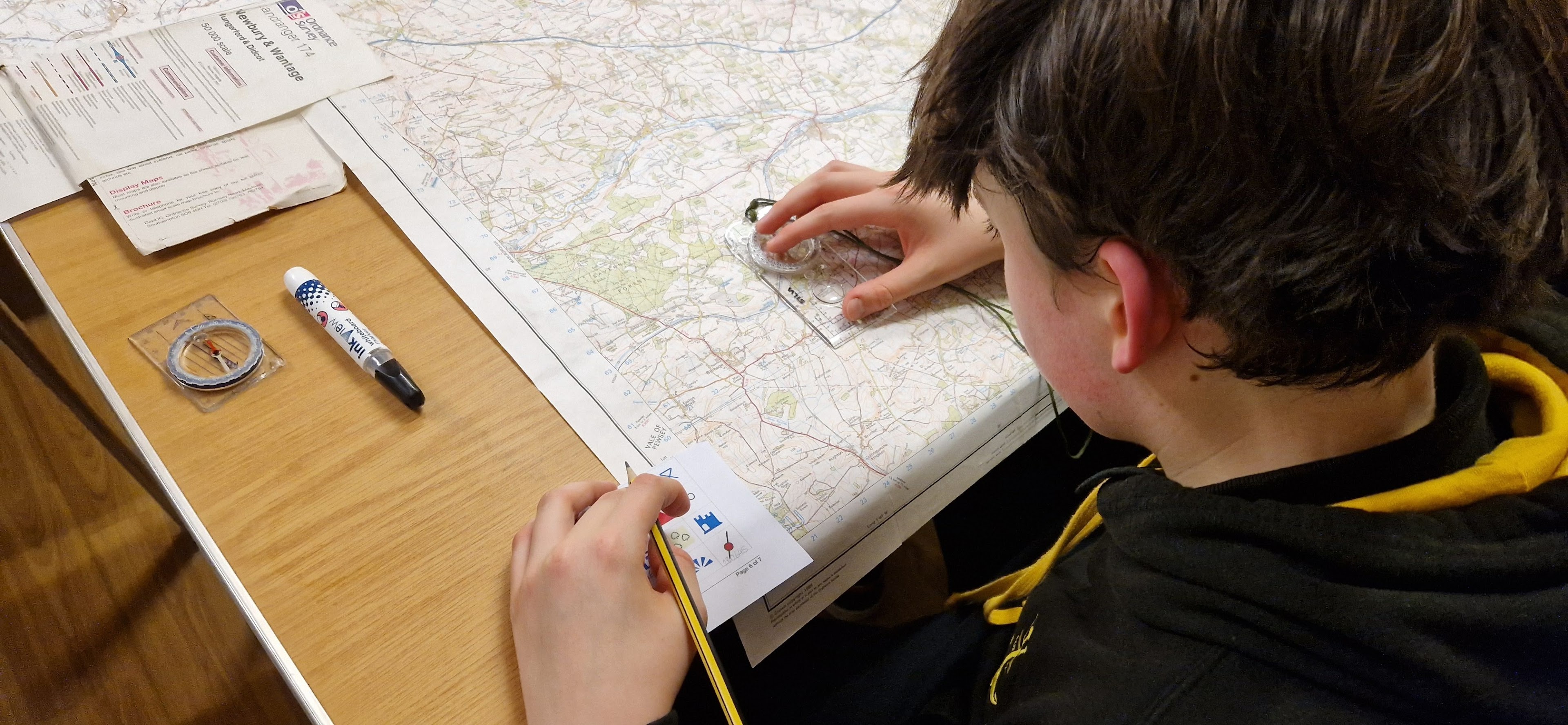 Neptune Explorer Scouts map reading and navigation training